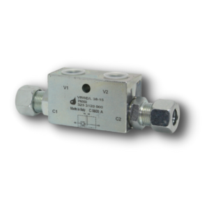 VRSEL valvola ritegno pilotata pilot check valve semplice effetto simple effect